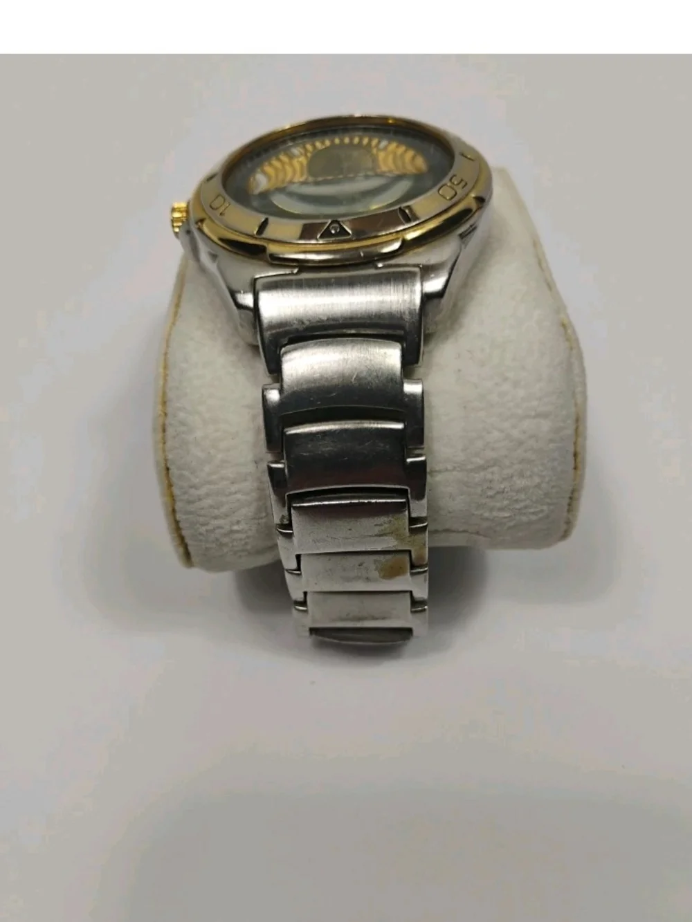 GUESS Two-Tone Gold Dial Stainless Steel Watch